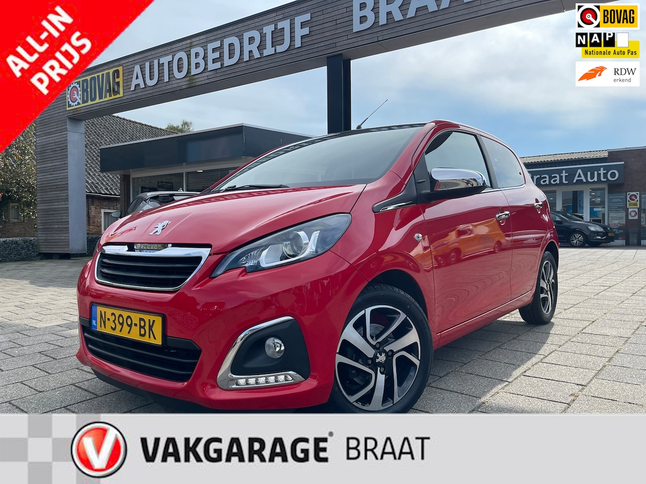 Peugeot 108 - 1.0 Allure l CLIMA l CARPLAY l CRUISE l ALL-IN PRIJS! - AutoWereld.nl