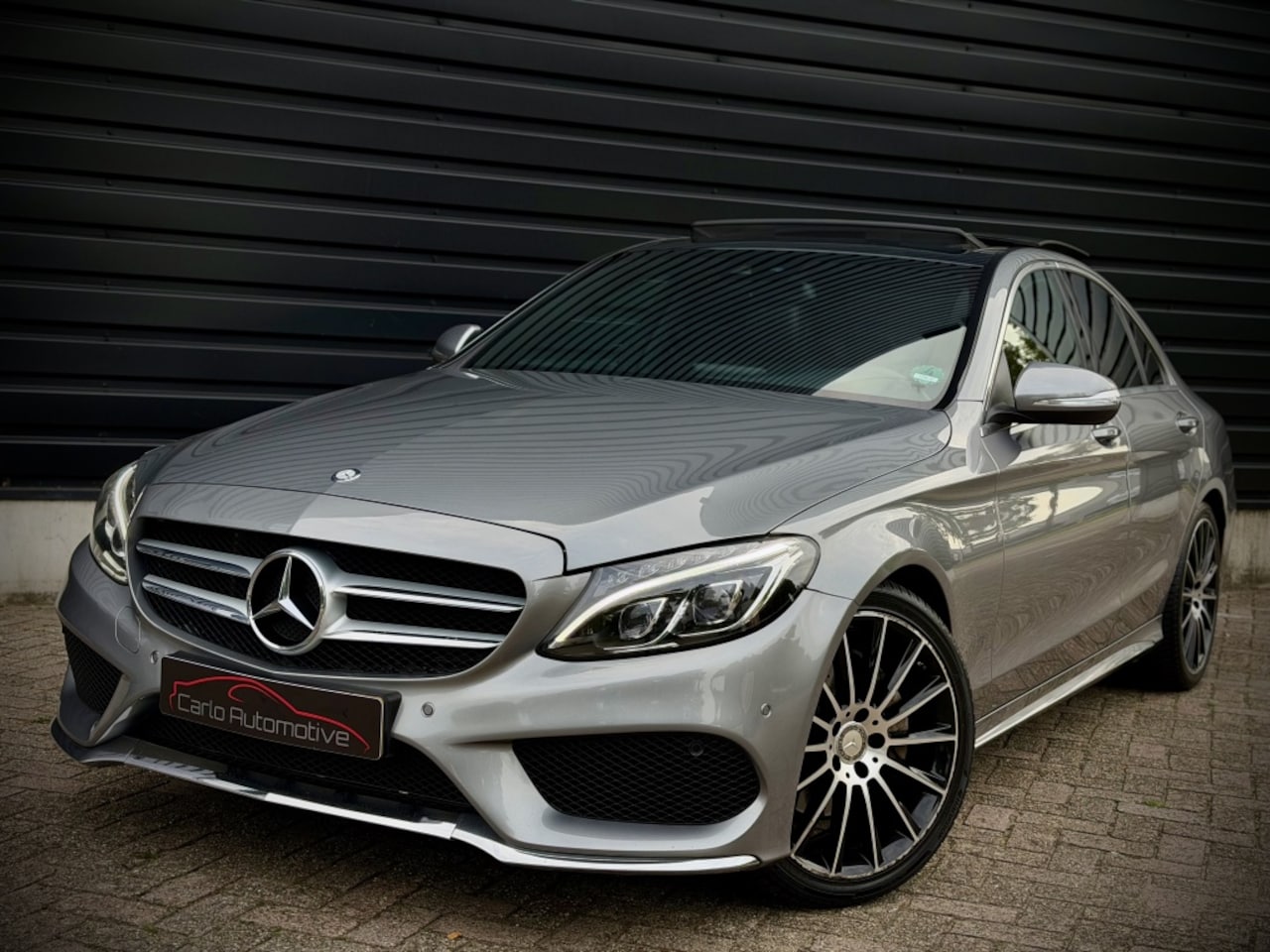 Mercedes-Benz C-klasse - 200 AMG PANO|BURMES|LUCHTVERING|LEER - AutoWereld.nl