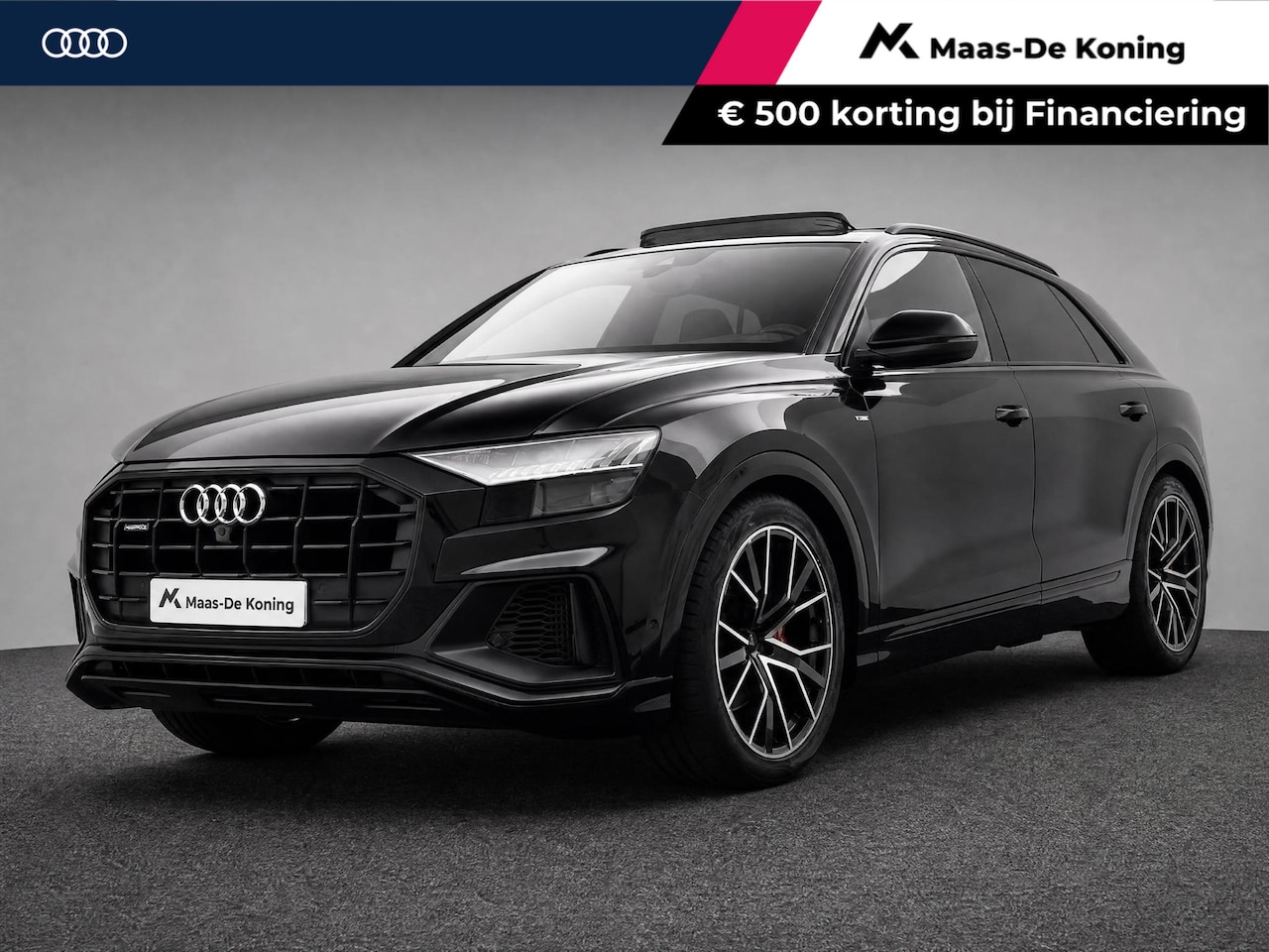 Audi Q8 - 55 TFSI 340pk Tiptronic Quattro Pro Line S · Panoramadak · Leder · Luchtvering · 360 Camer - AutoWereld.nl