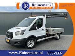 Ford Transit - 350 2.0 TDCI 130 PK AWD / 4x4 / HIAB T-CLX 013 KRAAN / AWD / TREKHAAK / AIRCO / 2.800 KG A