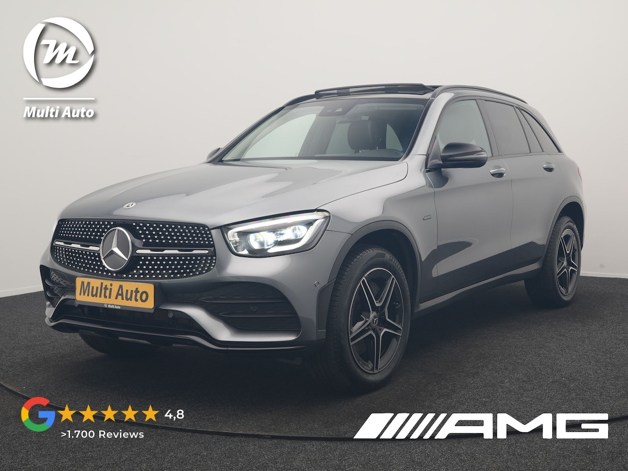 Mercedes-Benz GLC-klasse - 300e 4MATIC AMG PHEV 313pk Dealer O.H. | Trekhaak Af Fabriek | Panodak | Multi Beam LED | - AutoWereld.nl