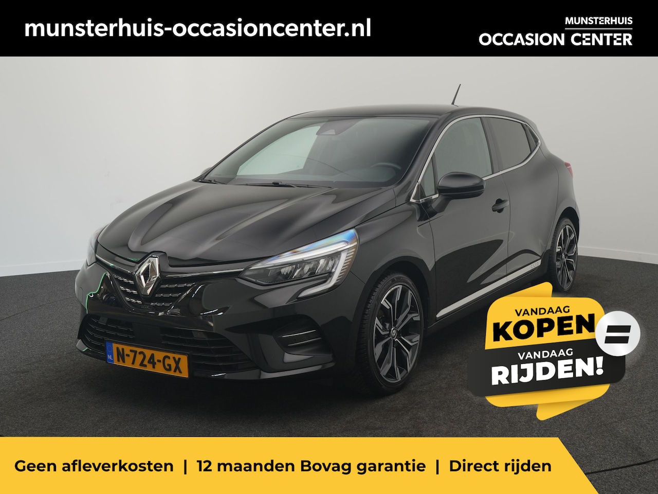 Renault Clio - TCe 90 Intens - RIJKLAARPRIJS - All seasonbanden - 17 inch velgen - Camera - Dealeronderho - AutoWereld.nl