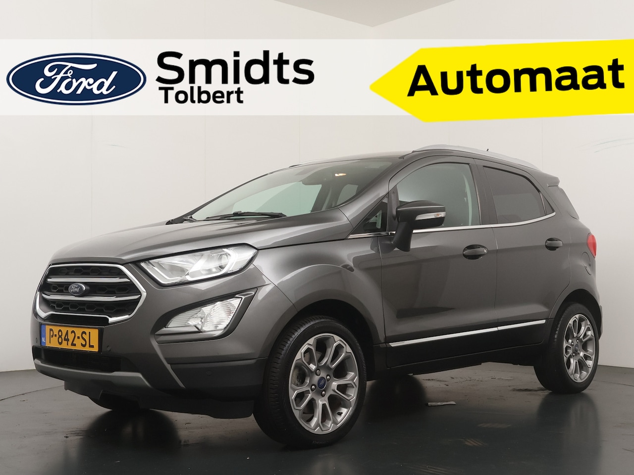 Ford EcoSport - 125PK EcoBoost Titanium | Automaat | Camera | Winterpack | Half leder | B&O audio | Parkee - AutoWereld.nl