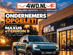 Maxus eTerron 9 - eTerron 9 102 kWh VOL. ELECTR. 5 PERS VAN UIT VOORRAAD LEVERB 2027 PRIMEUR 1E VOL EV BEDRI