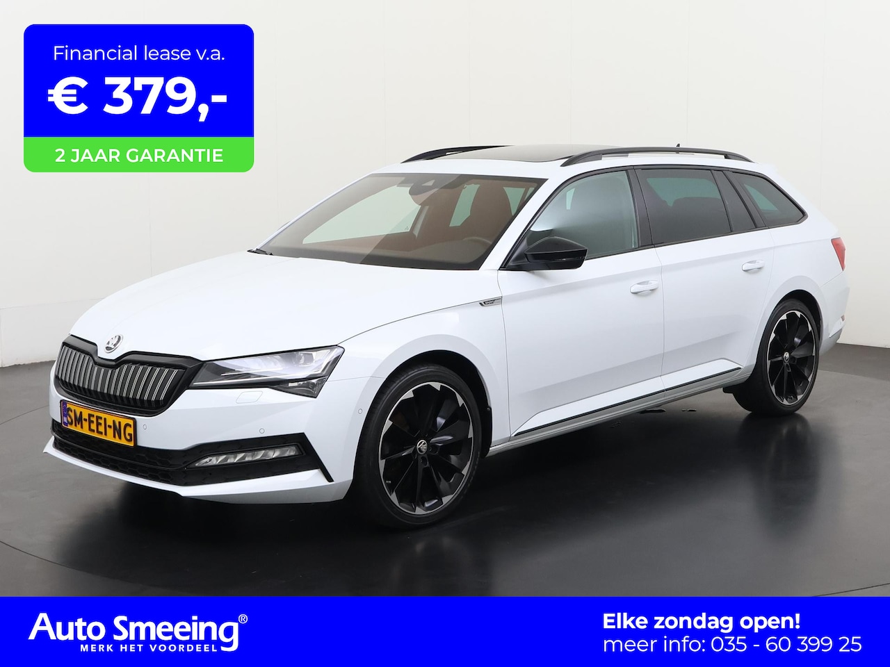 Skoda Superb Combi - 1.4 TSI iV Sportline | Panoramadak | Matrix LED | 19" Supernova | Zondag Open! - AutoWereld.nl