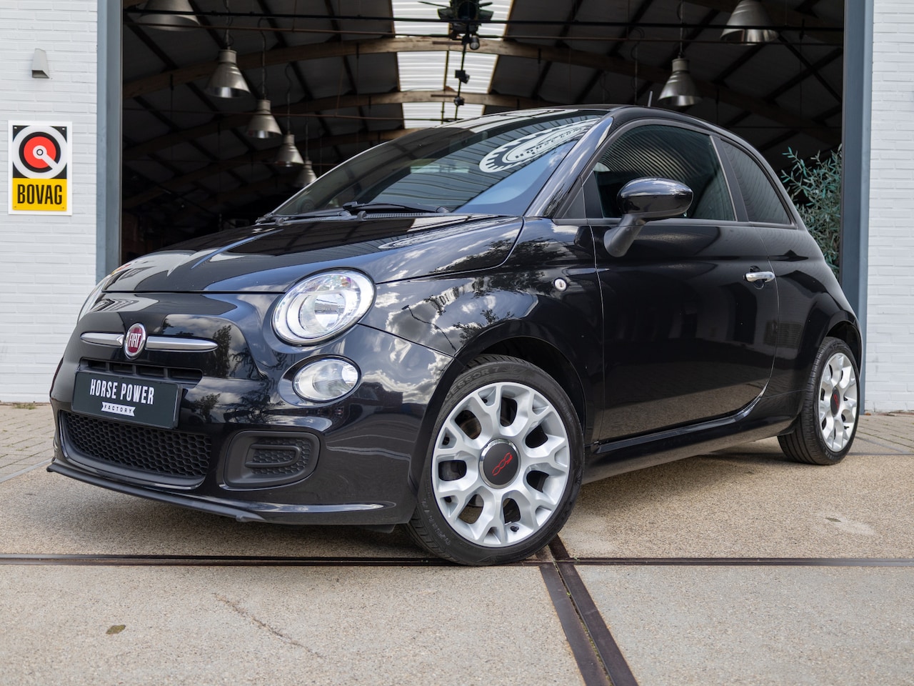 Fiat 500 - 0.9 TwinAir Turbo 500S *A/C | Apple Carplay | Halfleder | 16" Lichtmetaal | Sportstoelen* - AutoWereld.nl