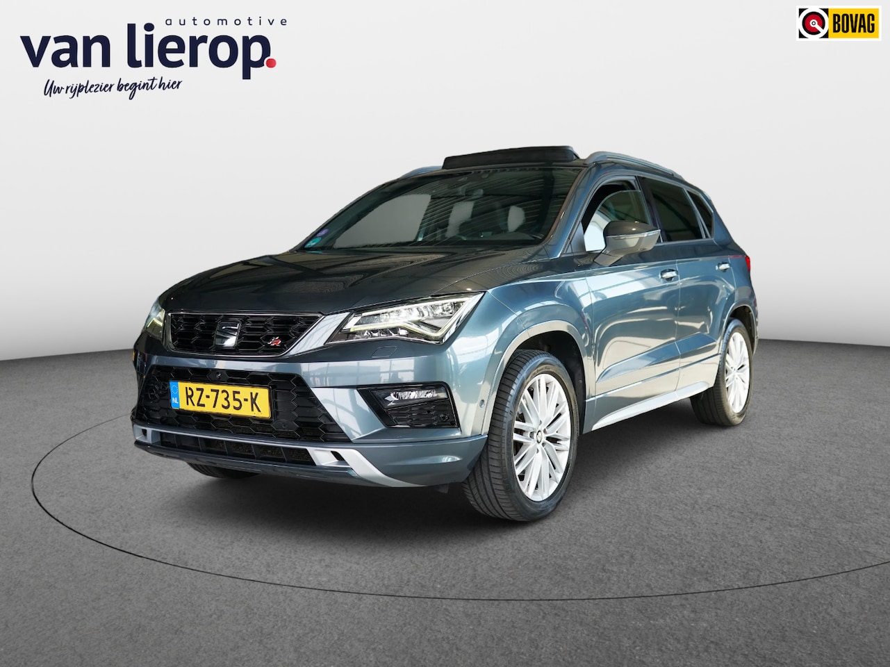 SEAT Ateca - 1.4 EcoTSI FR 4DRIVE|1STE EIGENAAR|DEALER ONDERHOUDEN|PANO|CAMERA - AutoWereld.nl