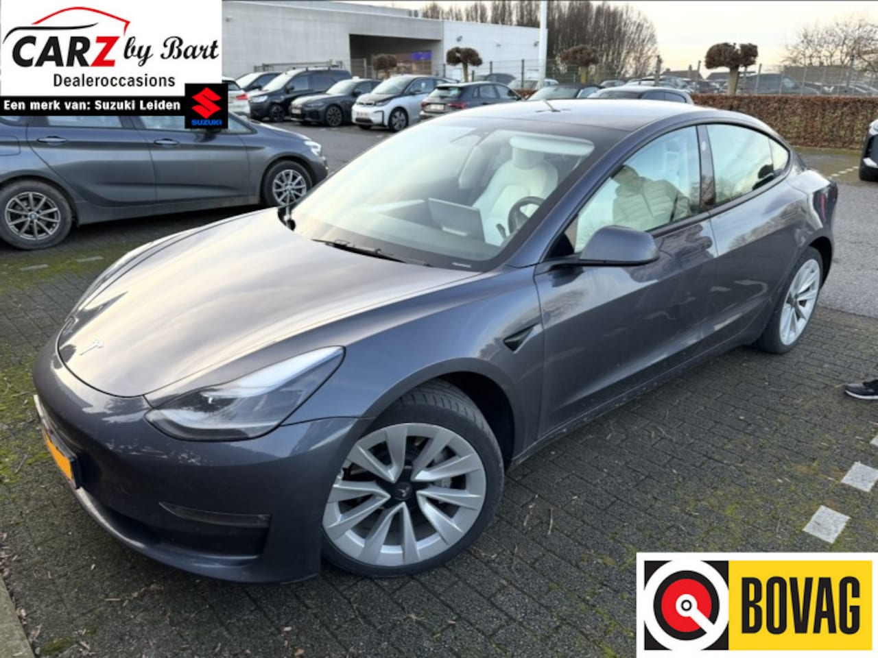 Tesla Model 3 - PERFORMANCE LONG RANGE AWD 78 kWh Leder | 360 Camera | Pano | Stoelverwarming - AutoWereld.nl