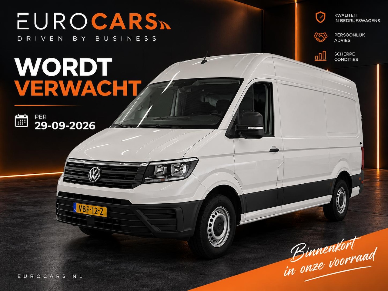 Volkswagen Crafter - 35 2.0 TDI L3H3 Trendline RDW 140pk Camera PDC Achter Cruise Control Airco CarPlay Trekhaa - AutoWereld.nl