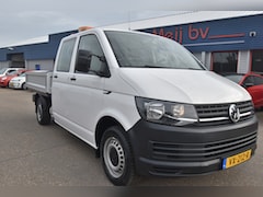 Volkswagen Transporter - 2.0 TDI L2H1 DC Comfortline , MARGE AUTO , TREKHAAK , AIRCO , CR CONTR , ZWAAILAMP BAK ,