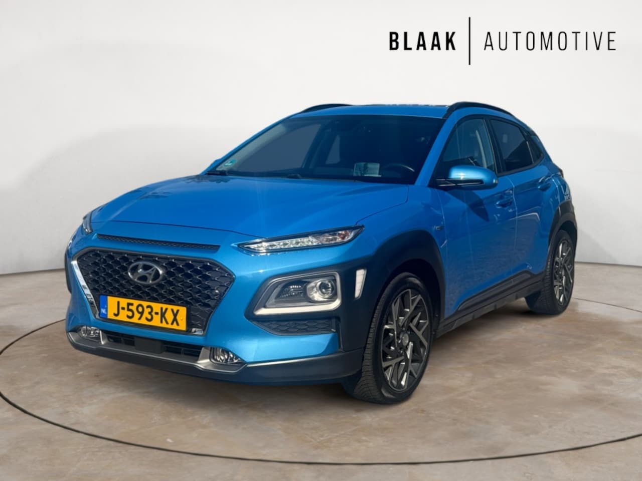 Hyundai Kona - 1.6 GDI HEV Premium Leder | Navigatie | Elektrische stoelverstelling - AutoWereld.nl