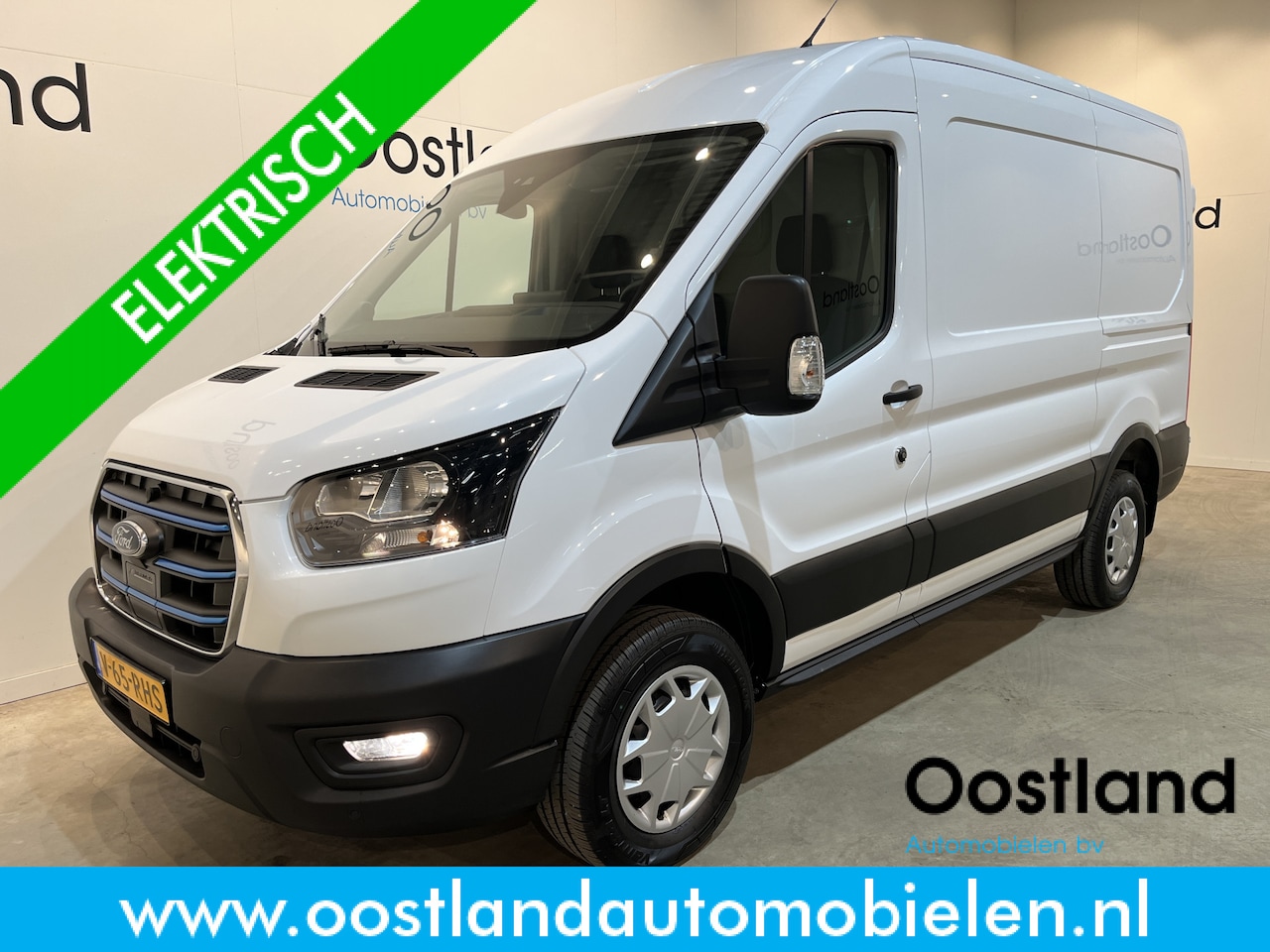 Ford E-Transit - 390 (3500 kg) L2H2 Trend 68 kWh / 100% Elektrisch !! / Airco / Cruise Control / CarPlay / - AutoWereld.nl