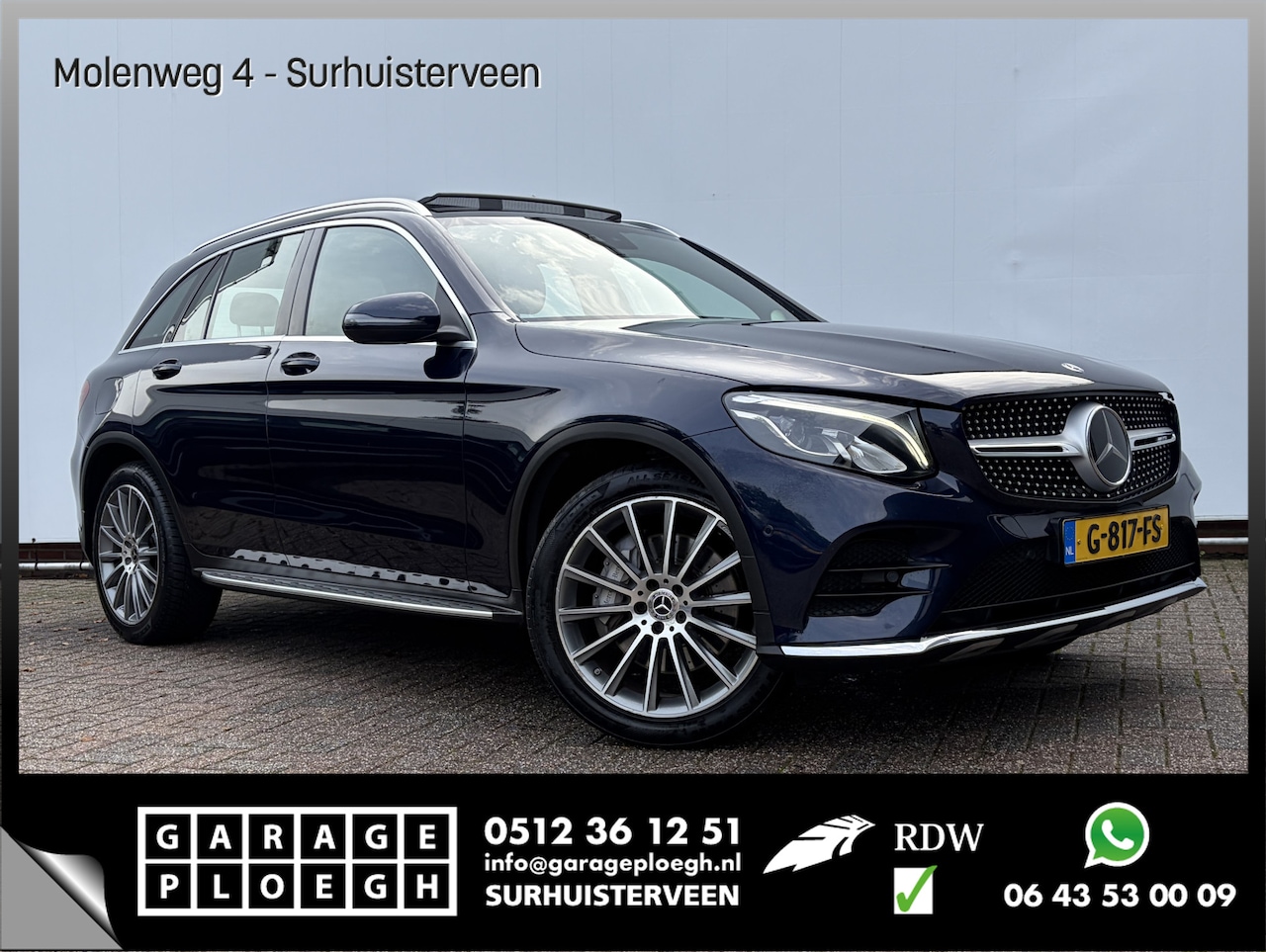 Mercedes-Benz GLC-klasse - 220 d 4MATIC Solution AMG Incl.BTW Pano Treepl Stoelverw Elek.Klep Uitstraling! - AutoWereld.nl