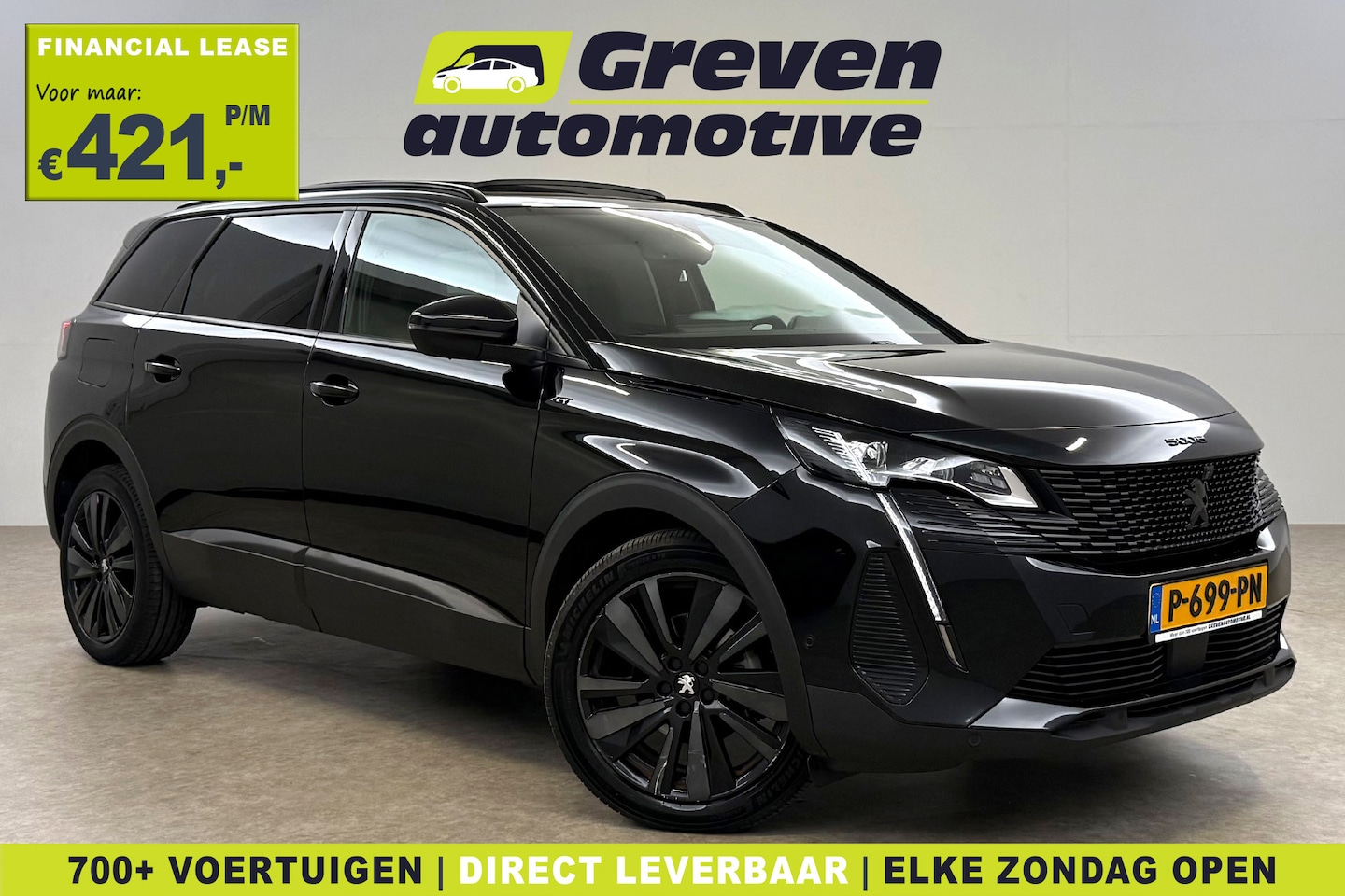 Peugeot 5008 - 1.2 PureTech GT Black Edition | 7p | Pano | Sfeer | Virtual | Focal Audio | Cruise | Camer - AutoWereld.nl