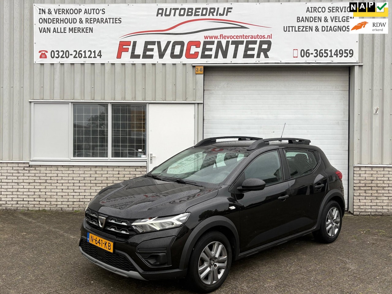 Dacia Sandero Stepway - 1.0 TCe 100 TURBO 6 BAK LPG G3 Bi-Fuel Bj 2021 Essential 1e Eig Airco Leder Stoelverwarm P - AutoWereld.nl
