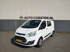 Ford Transit Custom - 290 2.2TDCI L2H1 Dubbele Cabine 6-Persoons Camera Navi Cruise Control Bluetooth Airco Pdc