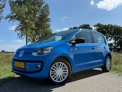 Volkswagen Up! - 1.0 high up BlueMotion | Navi | Stoelverwarming | 2e Eigenaar | Airco | 15" Velgen | Elekt