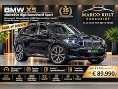 BMW X5 - xDrive50e High Executive M Sport | Sky Lounge | Achteras Besturing | Nieren Iconic Glow |