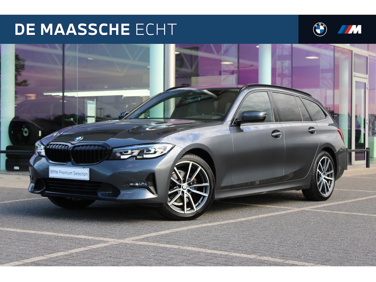 BMW 3-serie Touring - 318i Executive Sport Line Automaat / Trekhaak / Sportstoelen / Achteruitrijcamera / Live C - AutoWereld.nl