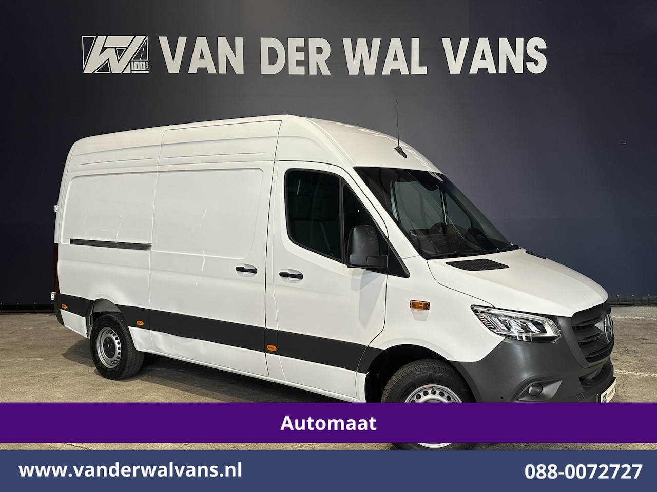 Mercedes-Benz Sprinter - 317 CDI 170pk 9G-Tronic Automaat L2H2 Euro6 Airco | Camera | Navigatie | LED | Chauffeurss - AutoWereld.nl