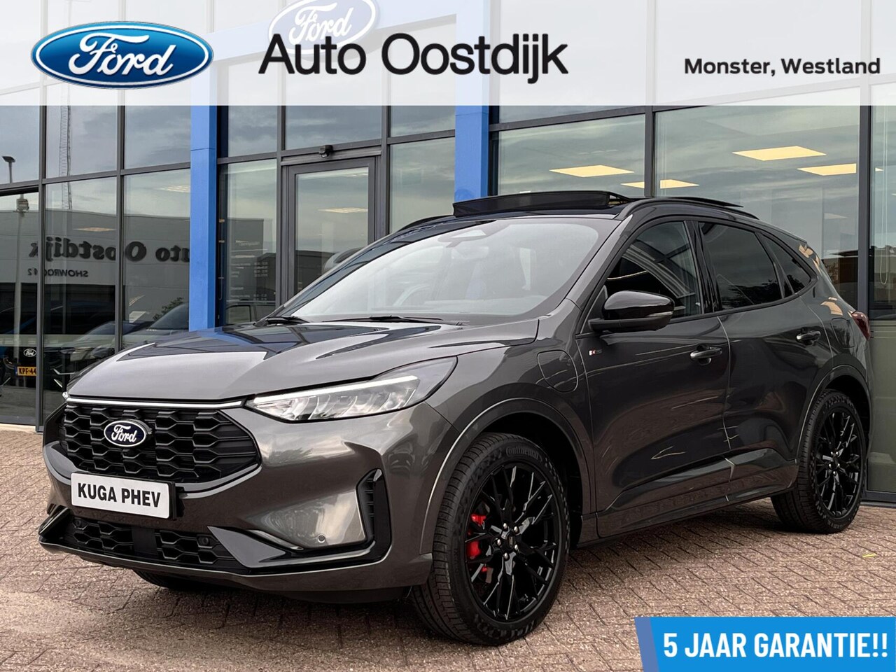 Ford Kuga - 2.5 PHEV ST-Line X 243PK Black Pack €9.500,- Voorraadvoordeel! Elek. Trekhaak Panodak AGR - AutoWereld.nl