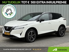 Nissan Qashqai - 1.3 MHEV Tekna / NL Auto / Trekhaak 1400 KG / Panoramadak / All Seasonbanden / Half Ledere