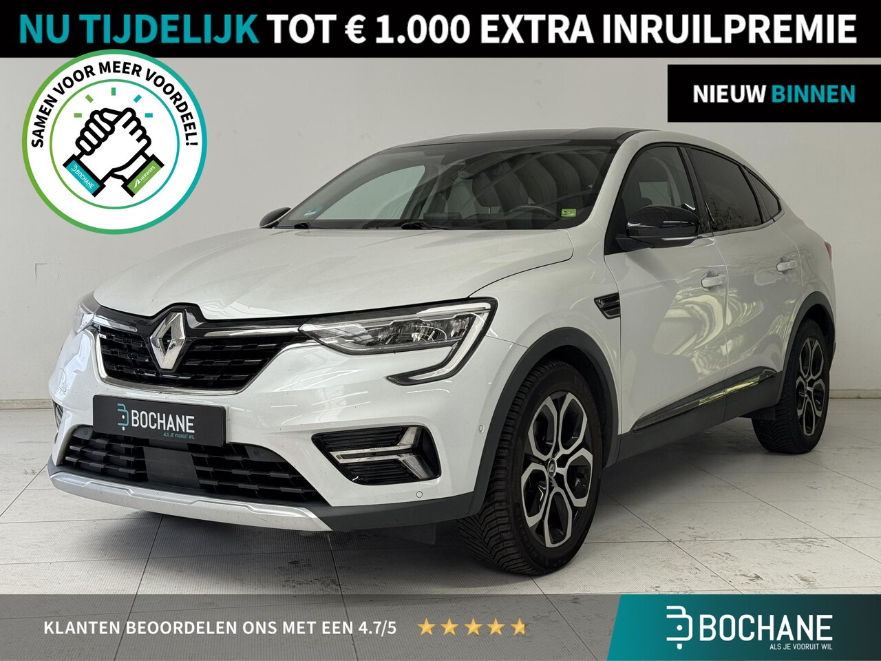 Renault Arkana - 1.6 E-Tech Hybrid 145 Intens | Navigatie | Camera | Trekhaak | Stoelverwarming | - AutoWereld.nl