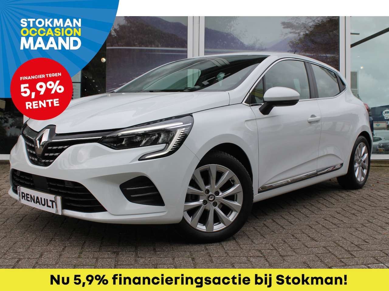 Renault Clio - 1.0 TCe Intens | Climat Control | Navigatie groot scherm| Half leder | - AutoWereld.nl