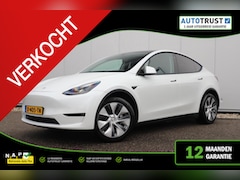 Tesla Model Y - Long Range AWD 75 kWh SOH 93% Afneembare Trekhaak Panoramadak Full Self Driving 3 Lederen