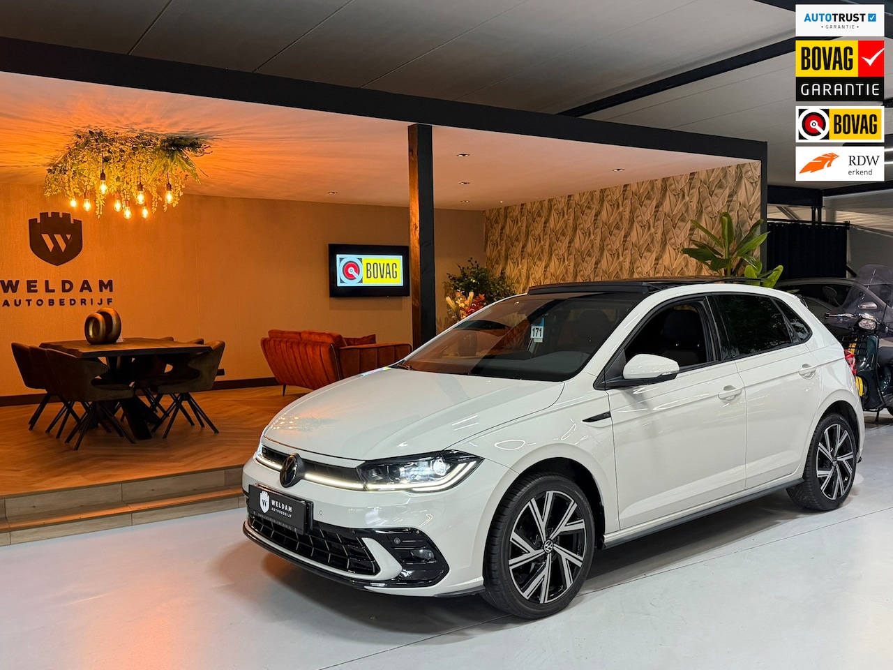 Volkswagen Polo - 1.0 TSI R-Line Business Garanite|IQ Light|Pano|Virtual Cockpit|ACC|Camera|Navi|CarPlay|LED - AutoWereld.nl