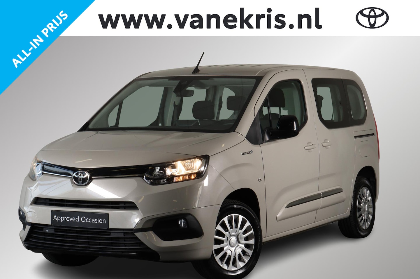 Toyota PROACE CITY Verso Electric - Lage Km, rijklaarprijs! Active 50 kWh - AutoWereld.nl