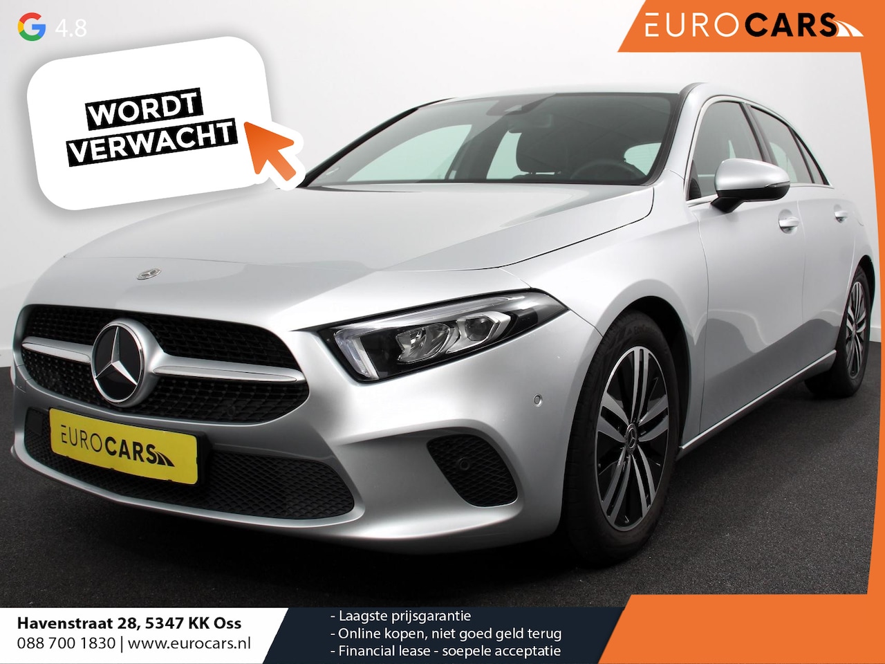 Mercedes-Benz A-klasse - 180 Progressive 7-DCT Navigatie Climate Control Virtual Cockpit Stoelverwarming 17" Lichtm - AutoWereld.nl