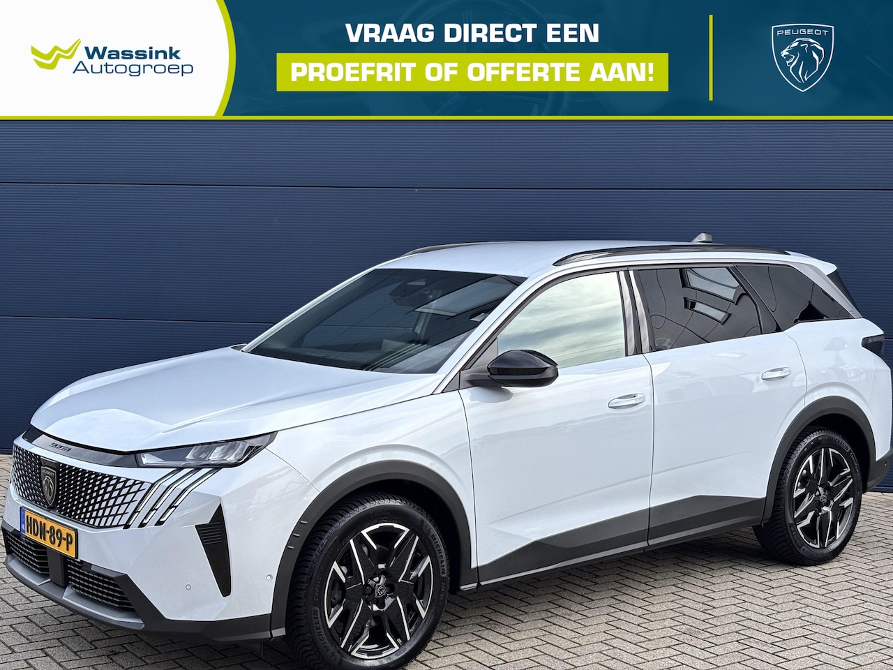 Peugeot 5008 - 1.2 Hybrid 136 Allure 7p | Navigatie | 360 camera | Parkeersensoren | - AutoWereld.nl