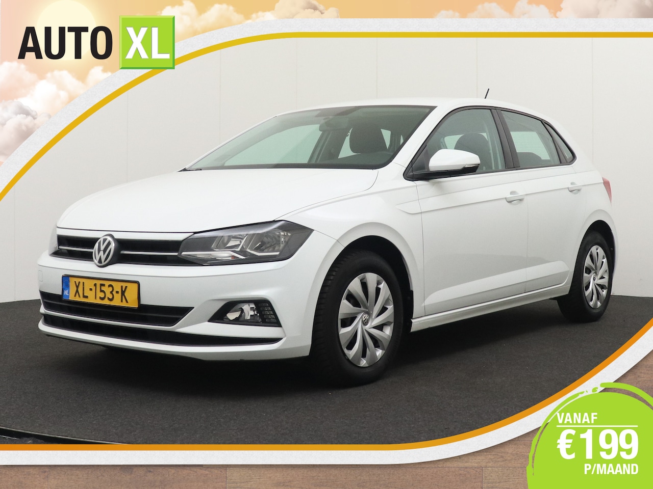 Volkswagen Polo - 1.0 Comfortline Navi Carplay Adapt.Cruise DAB LED - AutoWereld.nl