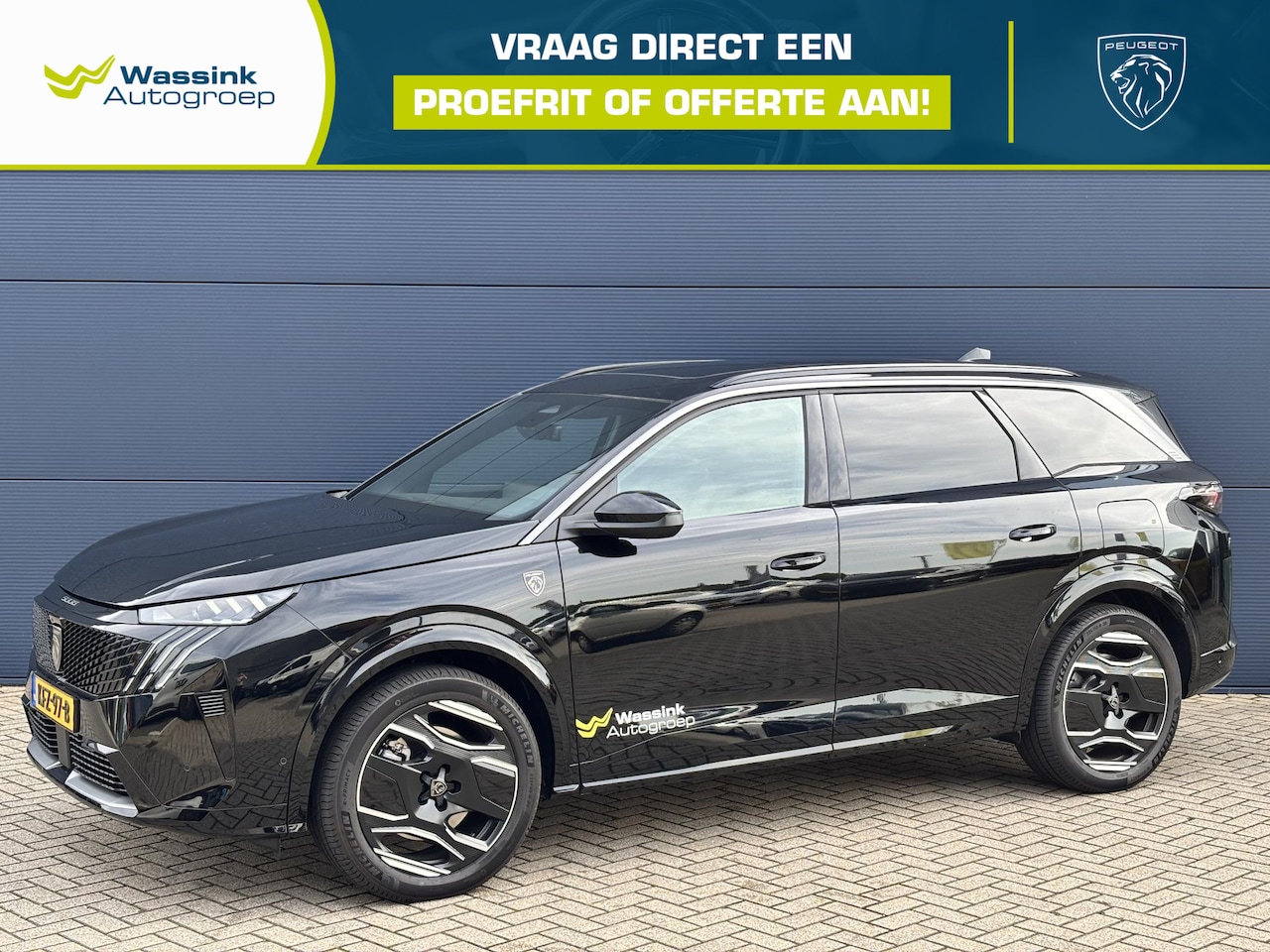 Peugeot e-5008 - GT Exclusive 73 kWh 7p | Navigatie | 360 camera | Nappa leder | Parkeersensoren | - AutoWereld.nl