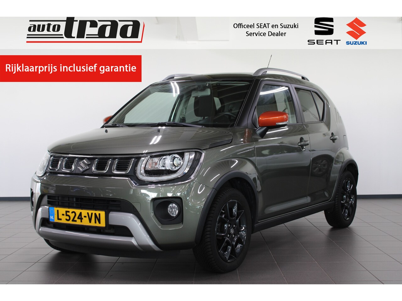 Suzuki Ignis - 1.2 Smart Hybrid Allgrip Style / Stoelverwarming / Keyless / Camera / Navi. / Trekhaak / - AutoWereld.nl