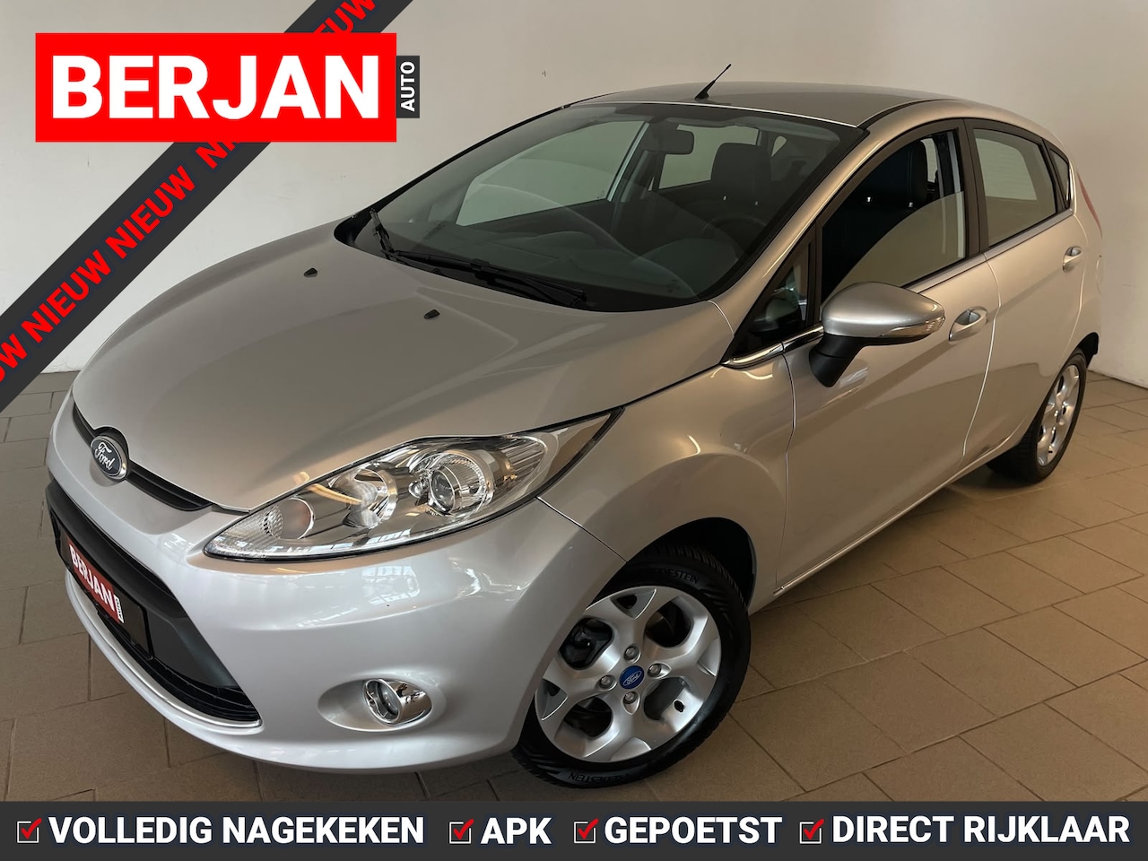Ford Fiesta - 1.6 Titanium AIRCO ELEK RAMEN CENT VERG VELGEN TREKHAAK NWE APK INRUIL MOG ZEER NETTE AUTO - AutoWereld.nl