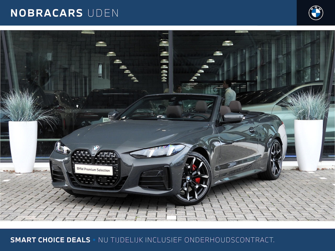 BMW 4-serie Cabrio - 420i M Sport Automaat / Air Collar / Adaptieve LED / Comfort Access / Active Cruise Contro - AutoWereld.nl