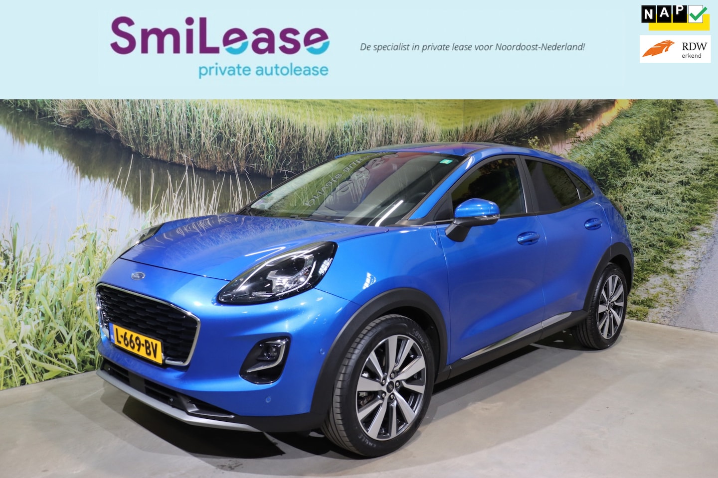 Ford Puma - 1.0 EcoBoost Hybrid Titanium X | Navi | Trekhaak | Luxe | Ex-Lease - AutoWereld.nl