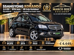 SsangYong Korando - 2.0 XDI *BTW Auto* | HR Grijs Kenteken | Orig 85000 KM | Apk 06-2027 | Uitsluitend voor Ha