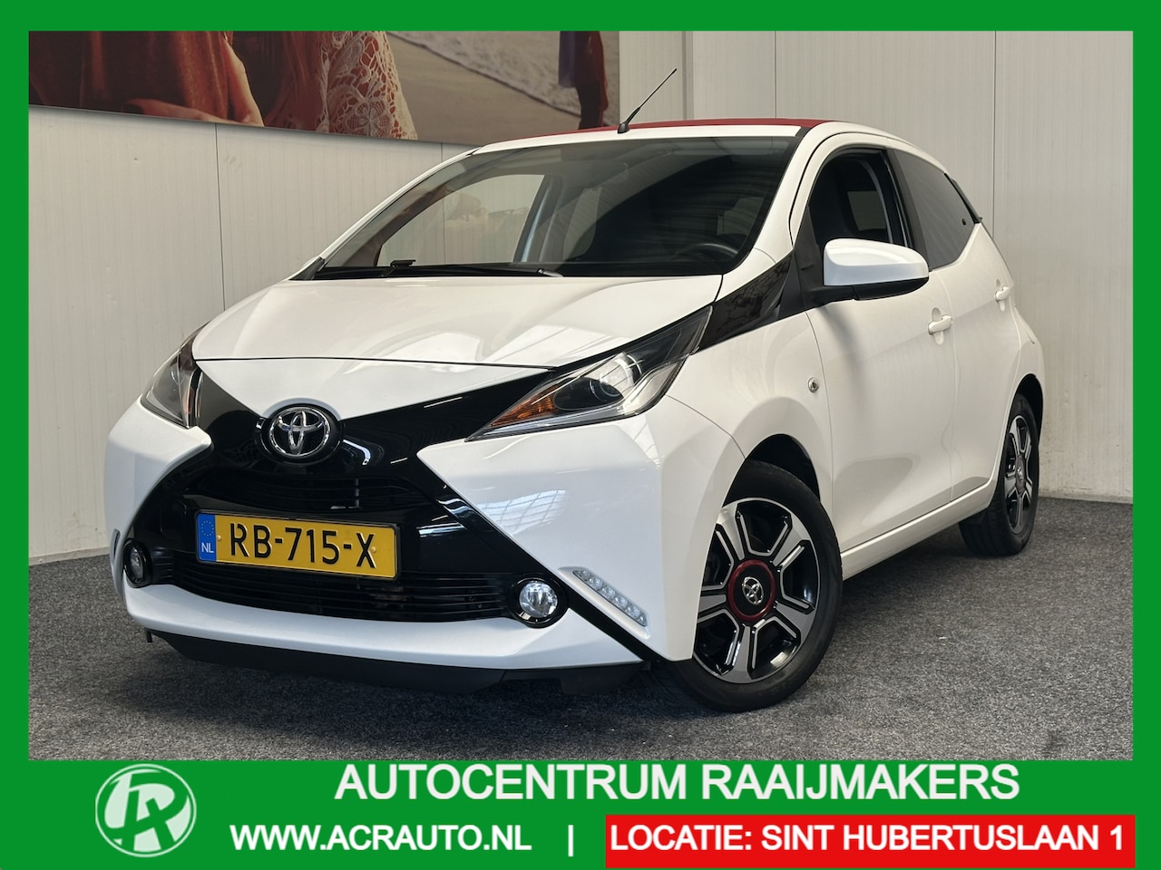 Toyota Aygo - 1.0 VVT-i X-POSE CABRIOLET 1E EIGENAAR NAVIGATIE CRUISE CONTROL CLIMATE CONTROL BLUETOOTH - AutoWereld.nl