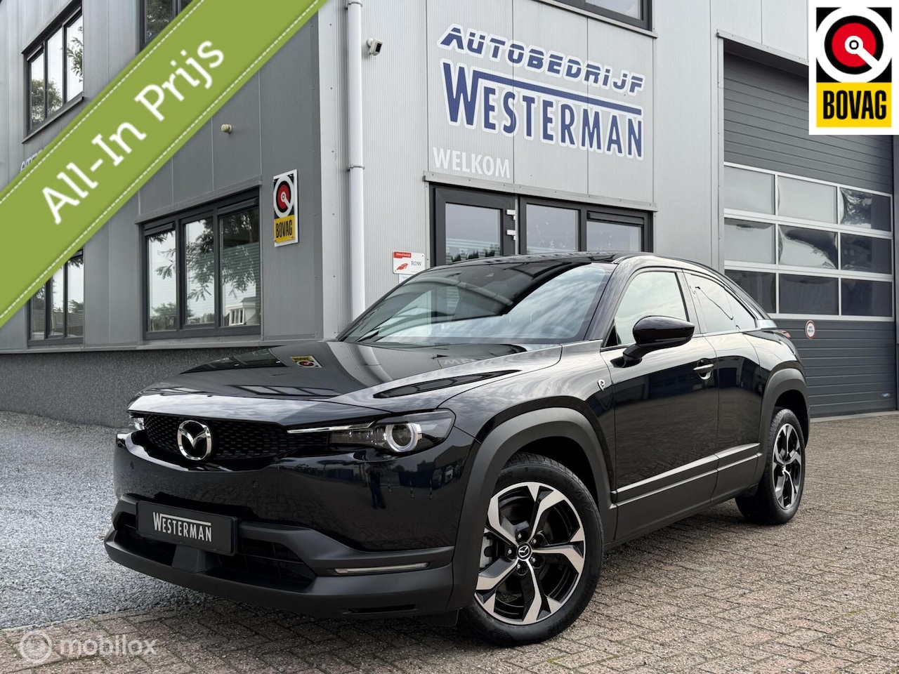 Mazda MX-30 - e-SkyActiv R-EV 170 Makoto PHEV Acc Clima Navi Led Carplay Keyless etc. - AutoWereld.nl