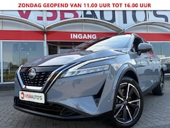 Nissan Qashqai - 1.5 VC-T e-POWER AUT. 190PK TEKNA NARDO-GREY TREKHAAK PANO-DAK NAVI CAMERA CARPLAY AIRCO L