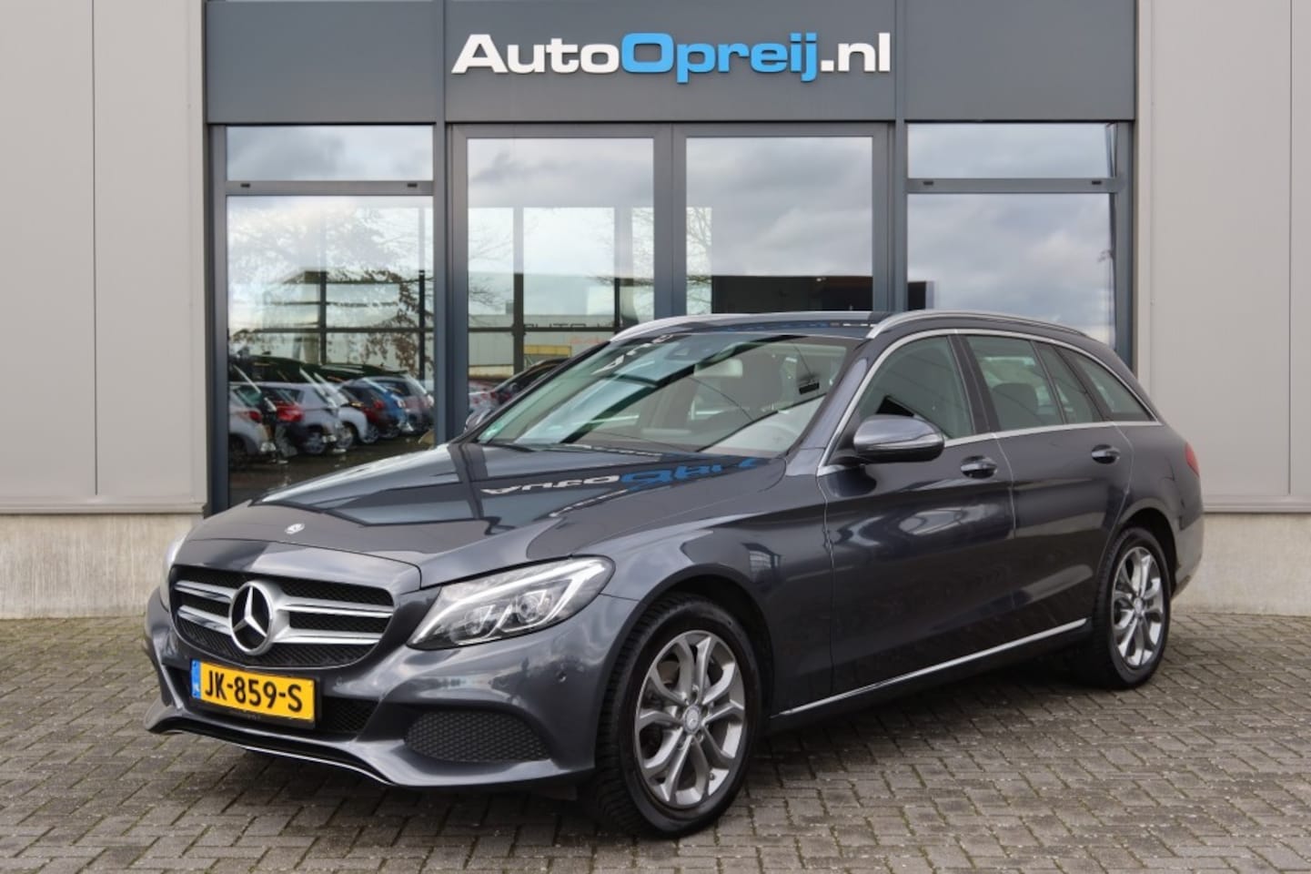 Mercedes-Benz C-klasse Estate - C180 Estate AUTOMAAT Lease Edition NAVI, Camera, Stoelverwarming, half Leder - AutoWereld.nl