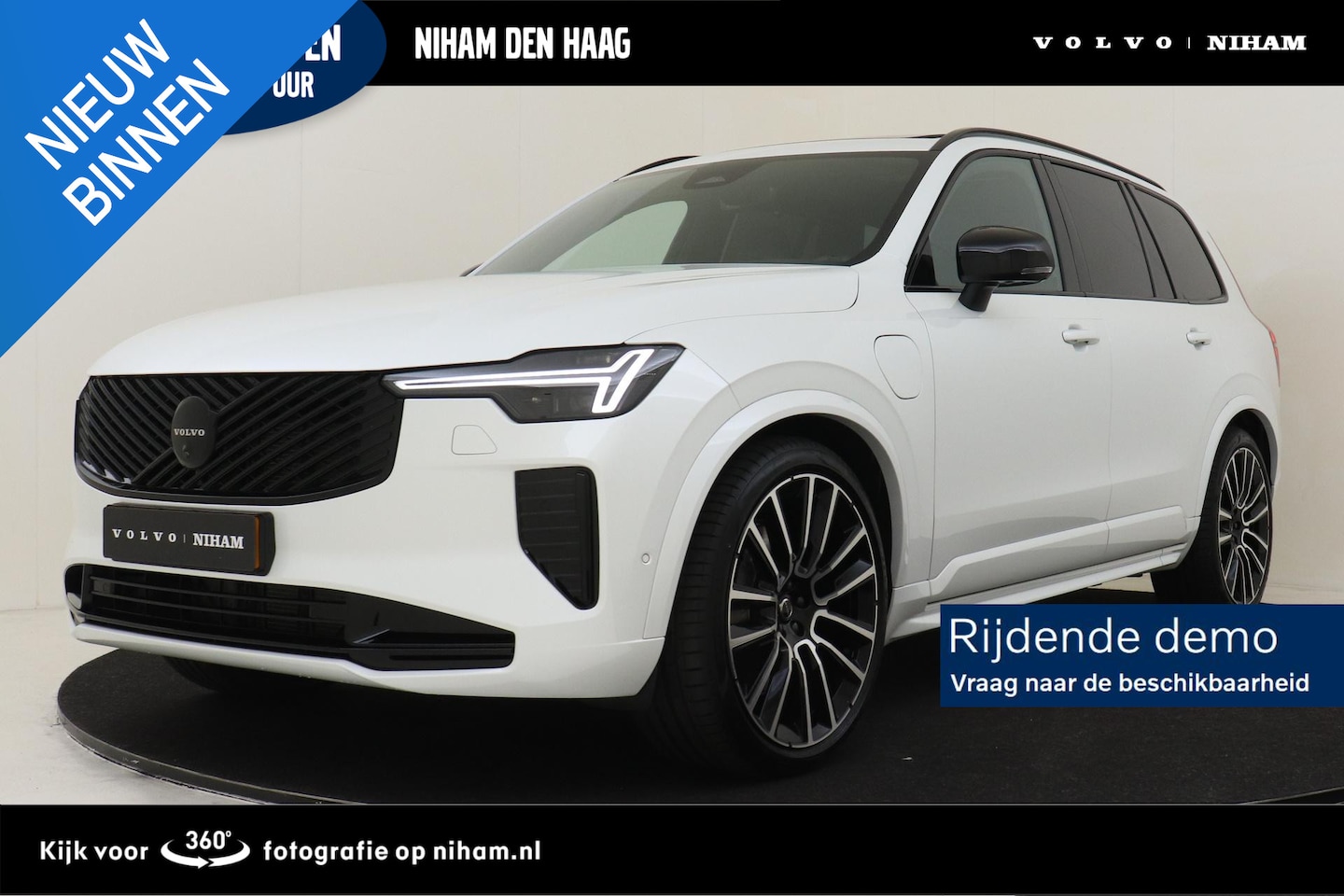 Volvo XC90 - II T8 PLUG-IN HYBRID AWD ULTRA BLACK ED. EXEC. -PANO.DAK|BOWERS&WILKINS|GEVENT.LEDER+MASSA - AutoWereld.nl