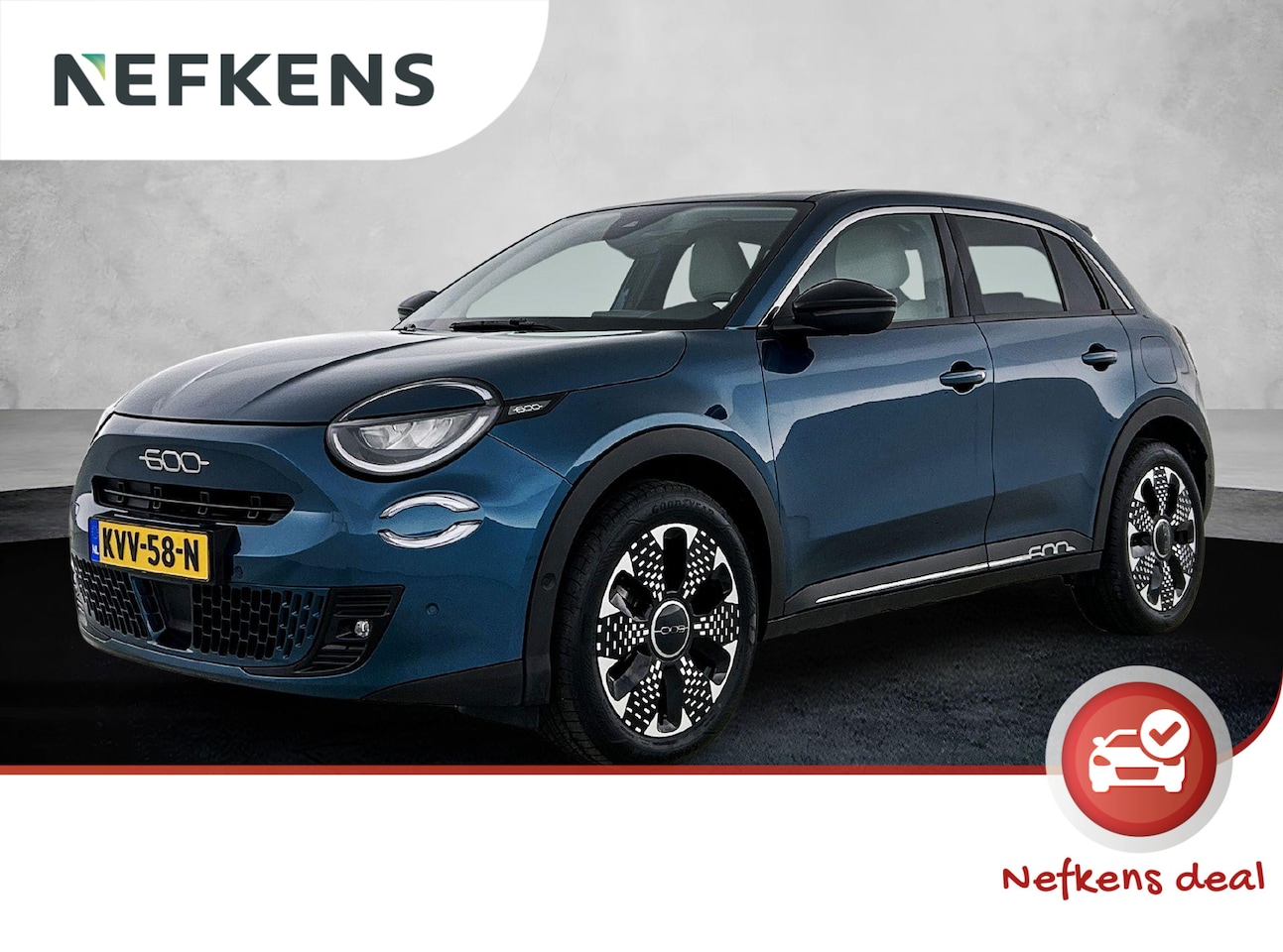 Fiat 600e - 156pk La Prima 54 kWh Automaat | 3 Fase | Elektrische Achterklep | Elektrische Bestuurders - AutoWereld.nl