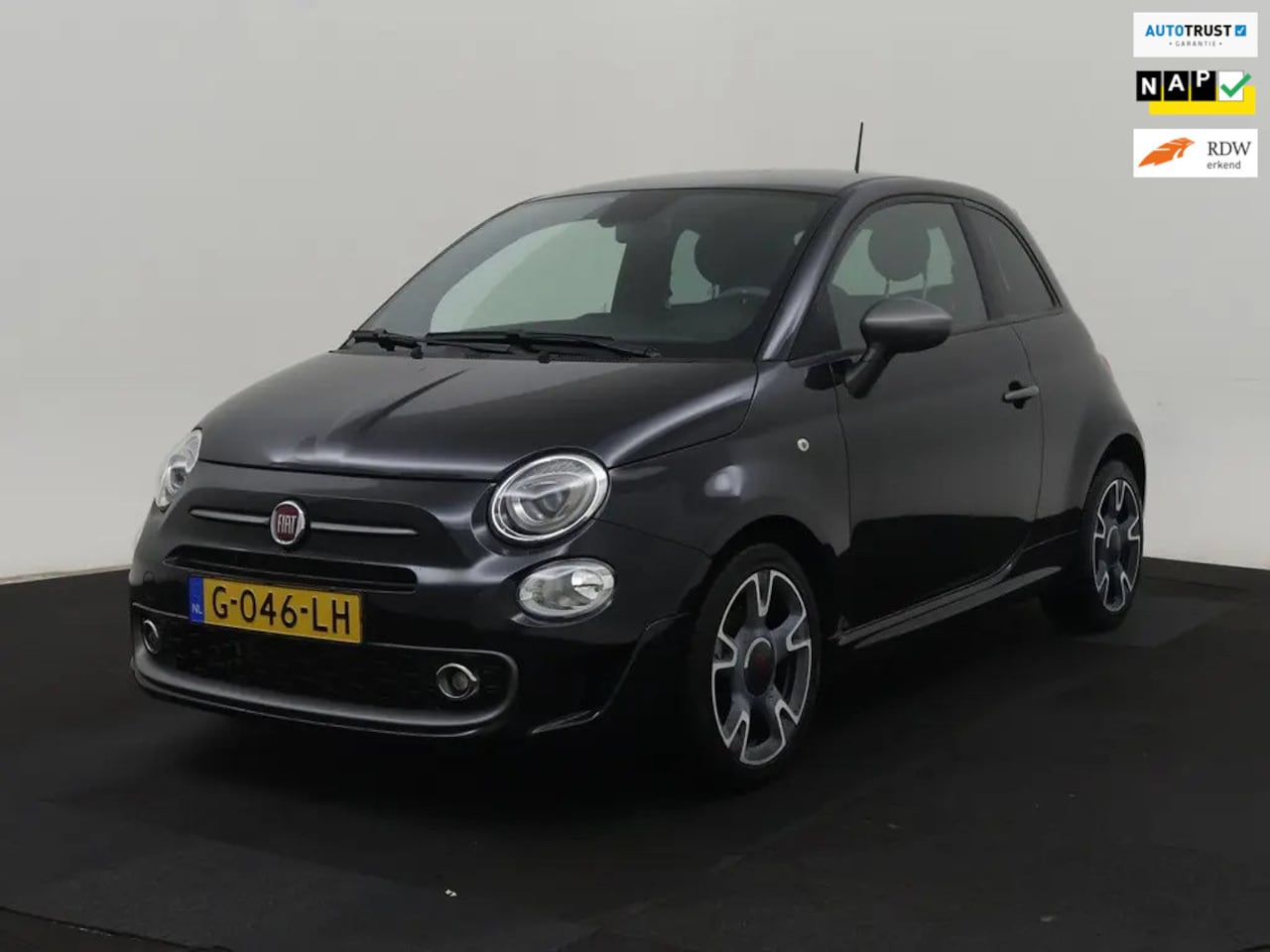 Fiat 500 - 0.9 TwinAir Turbo Sport 500S Carplay, PDC, Leer, NL auto - AutoWereld.nl