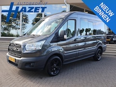 Ford Transit - 330 2.0 TDCI 130 PK L2H2 DUBBEL CABINE 5-PERS. *85.969 KM* | EURO 6 | TREKHAAK 2650 KG | L