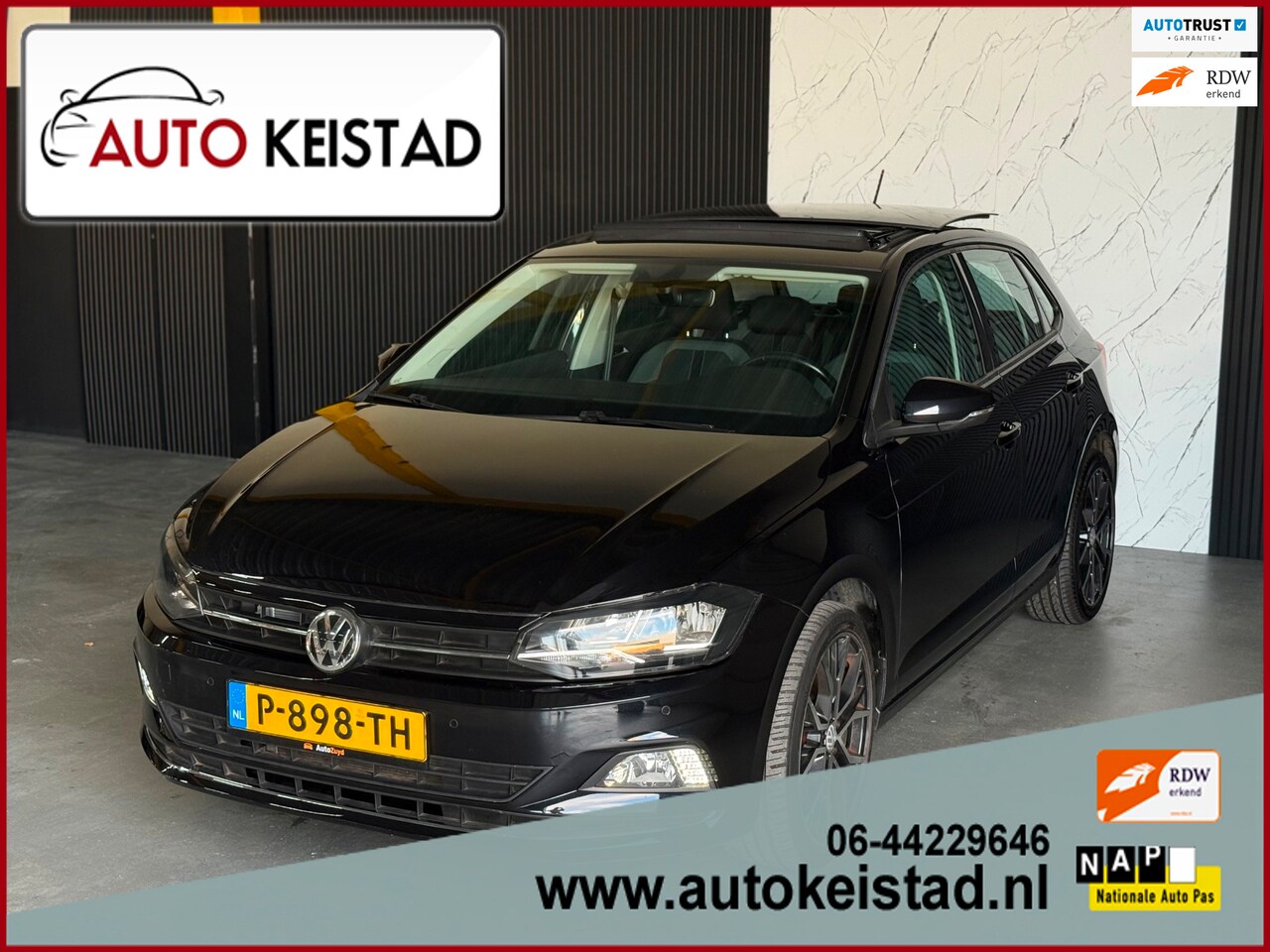 Volkswagen Polo - 1.0 TSI Comfortline AUTOMAAT PANO / PDC / CARPLAY! SUPER STAAT! - AutoWereld.nl
