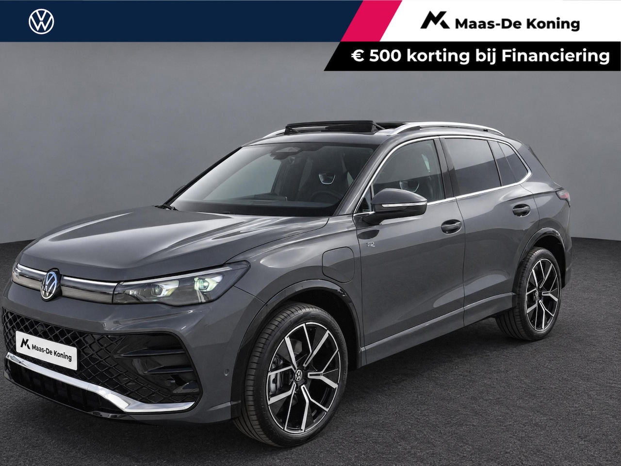 Volkswagen Tiguan - 1.5eHybrid 200kW/272PK R-Line · Panoramadak · Trekhaak · 360°Camera + Parkeersensoren · Ga - AutoWereld.nl